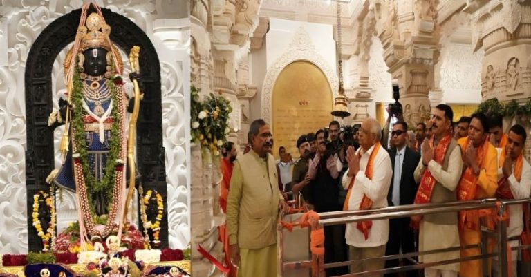 CM ભૂપેન્દ્ર પટેલ અયોધ્યા રામલલાના દર્શન મંત્રીમંડળ