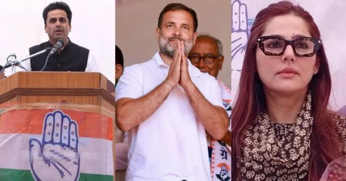 રાહુલ ગાંધી ન્યાય યાત્રામાં ભરૂચ ફૈઝલ પટેલ મુમતાઝ પટેલ