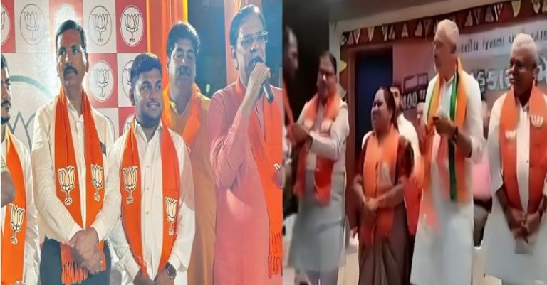 મોડાસામાં અમદાવાદમાં કોંગ્રેસ કાર્યકર્તાઓ ભાજપમાં