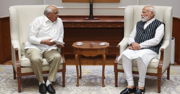 મુખ્યમંત્રી ભૂપેન્દ્ર પટેલની PM મોદી મુલાકાત બેઠક