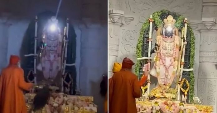 અયોધ્યામાં રામલલાને સૂર્ય તિલક ટ્રાયલ સફળ