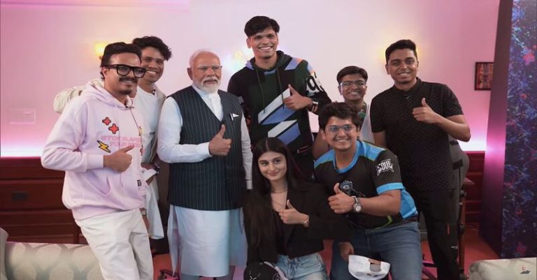 વડાપ્રધાન મોદીએ ગેમર્સ મુલાકાત
