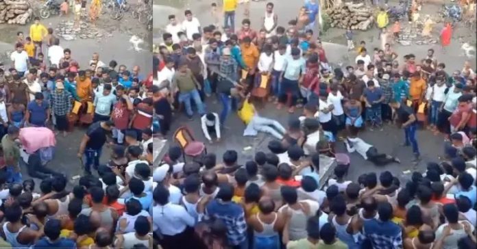 બંગાળમાં મહિલાને ઢોર માર