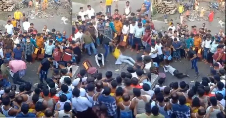 બંગાળમાં મહિલાને ઢોર માર