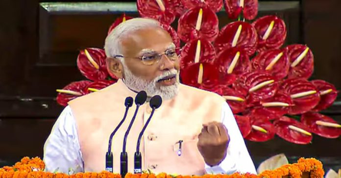 NDA સાંસદોની મોદીએ સંબોધ્યા