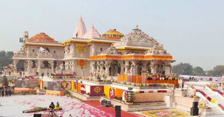 રામ મંદિરના ગર્ભગૃહમાં પાણી