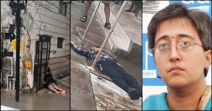 દિલ્હીમાં વીજ કરંટ મોત આતિશી