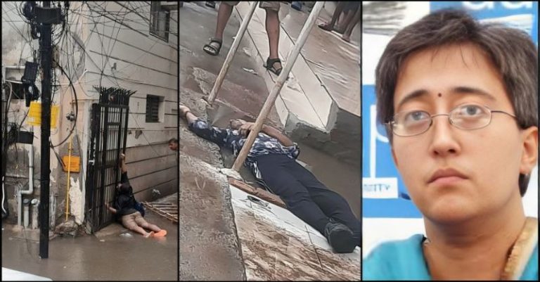 દિલ્હીમાં વીજ કરંટ મોત આતિશી