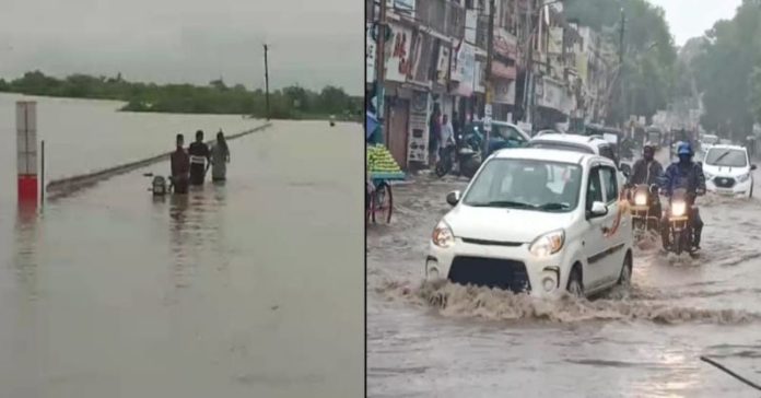 સૌરાષ્ટ્ર ધોધમાર વરસાદ