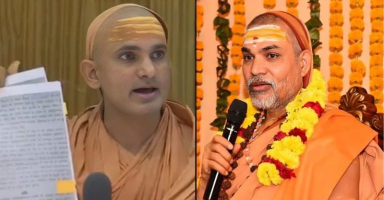 શંકરાચાર્ય અવિમુક્તેશ્વરાનંદના ગોવિંદાનંદ સવાલ