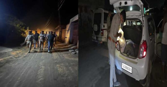 સિંધાડા ગામમાં પોલીસનું કોમ્બિંગ