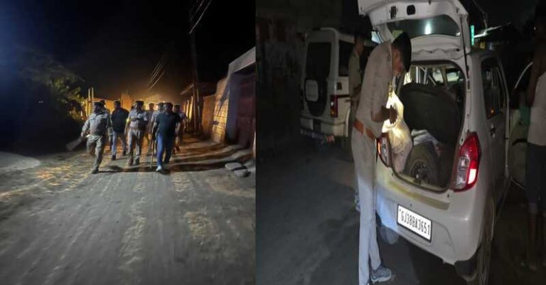 સિંધાડા ગામમાં પોલીસનું કોમ્બિંગ