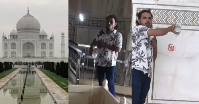 તાજમહેલમાં ગંગાજળથી જળાભિષેક