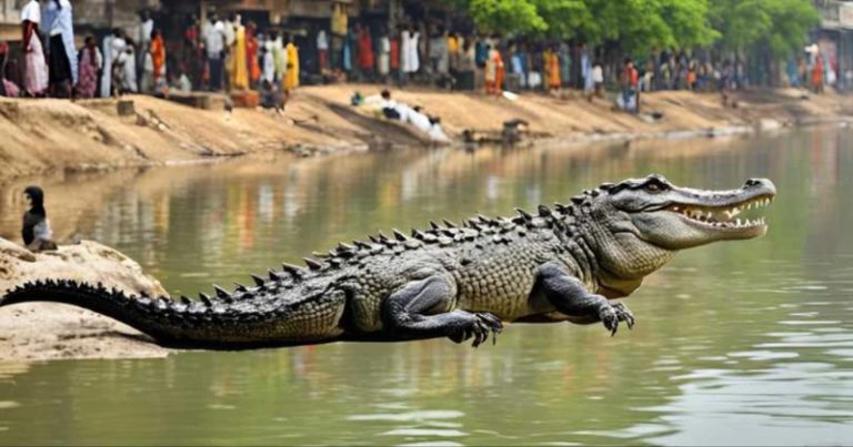 મગરો વડોદરામાં વિશ્વામિત્રી
