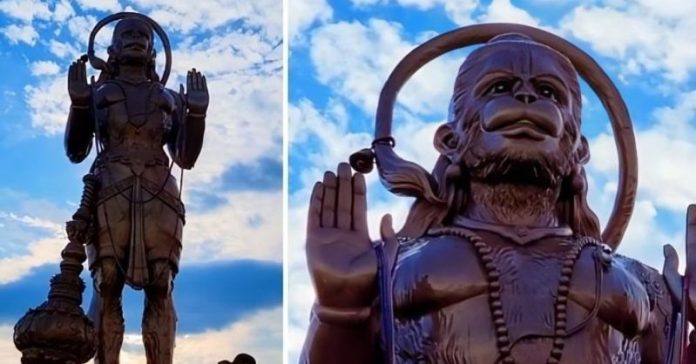 અમેરિકા ટેક્સાસમાં ભગવાન હનુમાનની પ્રતિમા