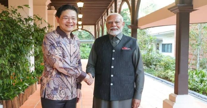ભારત સિંગાપોર વચ્ચે MOU