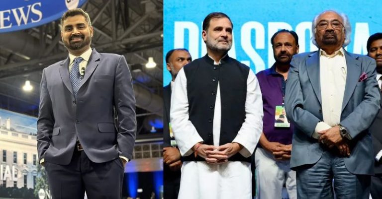 રાહુલ ગાંધી પત્રકાર સેમ પિત્રોડા