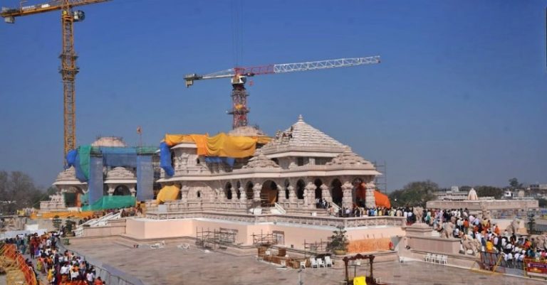 રામ મંદિરના શિખર