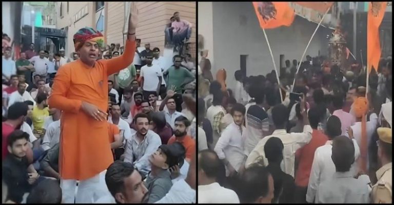 ભીલવાડામાં શોભાયાત્રા પથ્થરમારો