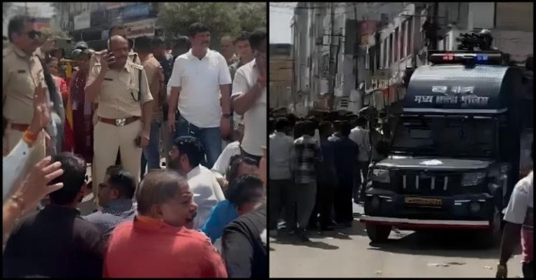 ઈદના જુલૂસમાંથી મંદિર પથ્થરમારો