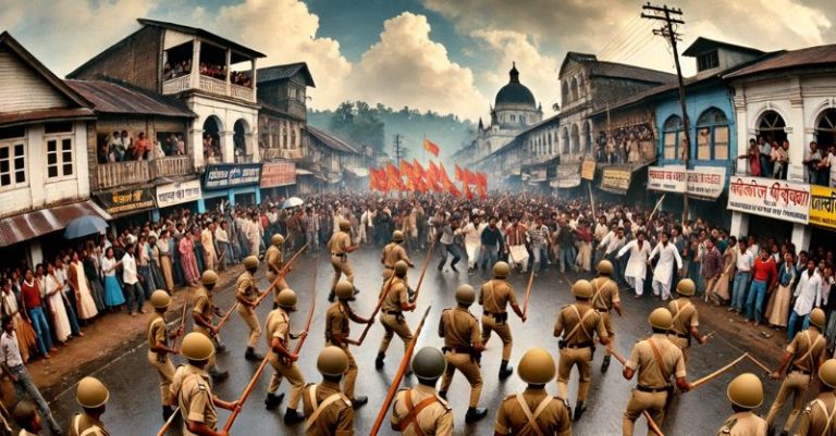 આસામ ABVP કોંગ્રેસ લાઠીચાર્જ
