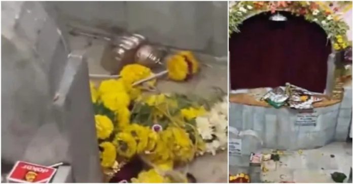 હૈદરાબાદમાં મુથ્યાલમ્મા મૂર્તિ ખંડિત