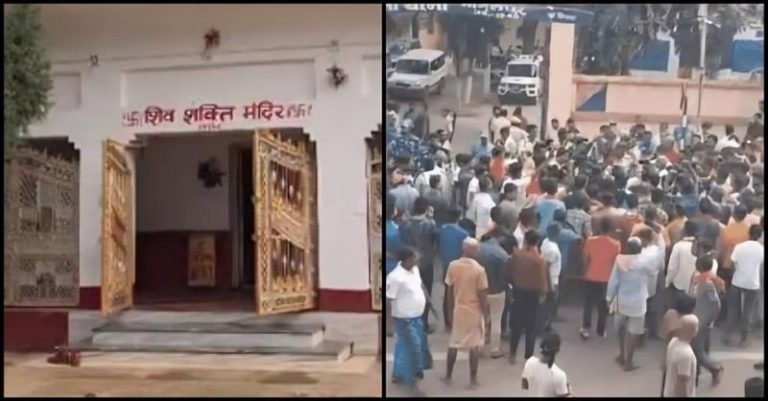 ભાગલપુરમાં મંદિરમાં તોડફોડ