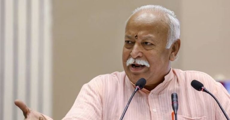 મોહન ભાગવતે ફટાકડા