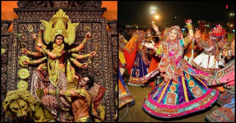 નવરાત્રિમાં તહેવાર ગરબા