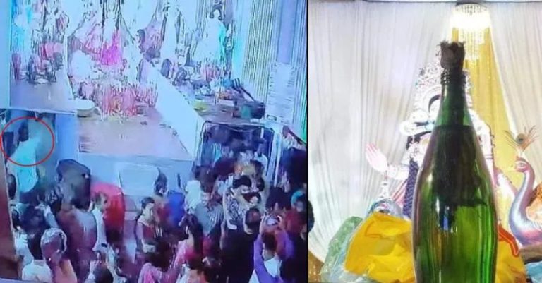 ઢાકામાં દુર્ગાપૂજાના પેટ્રોલ બોમ્બ