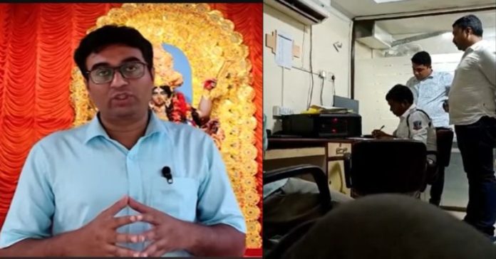 કાલી પૂજા પત્રકાર ધરપકડ