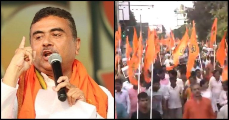 હિંદુઓ રેલીમાં સુવેંદુ