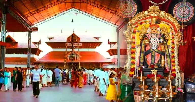 કેરળના ગુરુવાયુર મંદિરમાં તુલસી