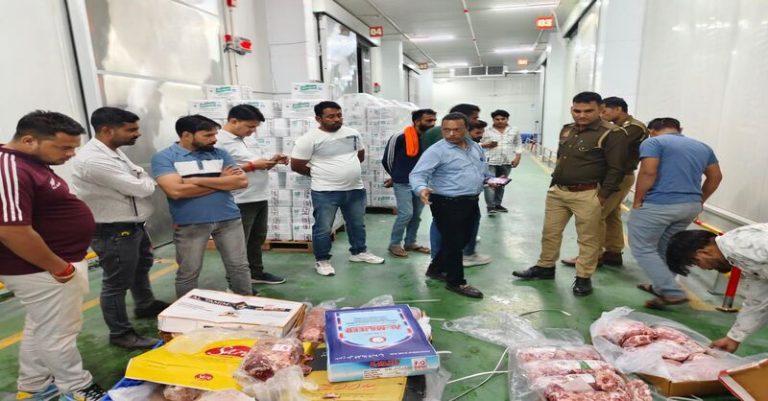 ગ્રેટર નોઇડામાં ગૌમાંસ