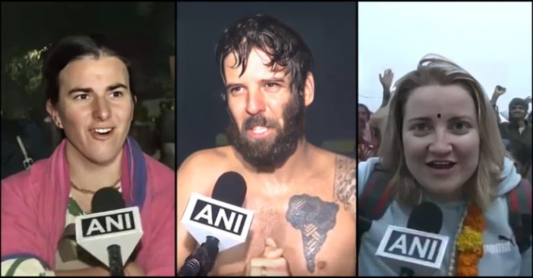મહાકુંભમાં વિદેશથી સ્નાન