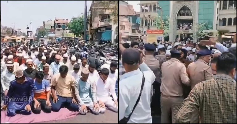રખિયાલમાં વક્ફ નમાજ