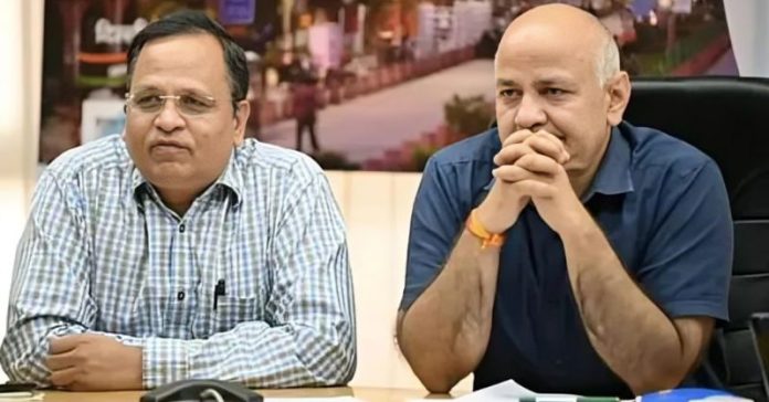 AAP મનીષ સિસોદિયા સત્યેન્દ્ર જૈન કૌભાંડનો