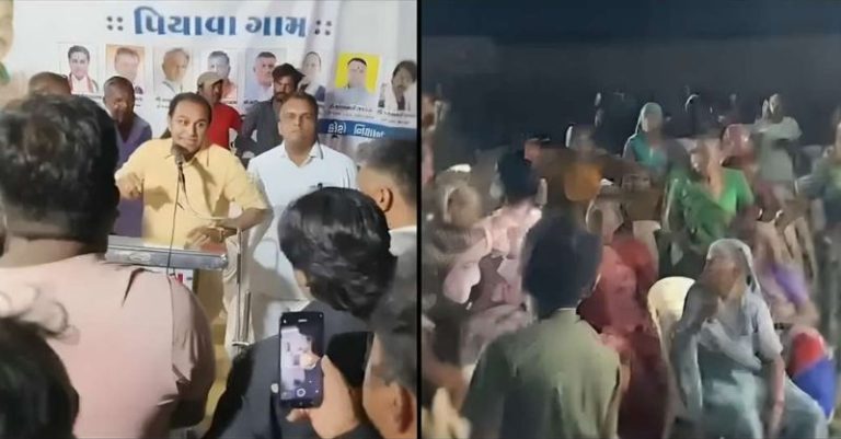 વિસાવદરમાં કોંગ્રેસની પથ્થરમારો