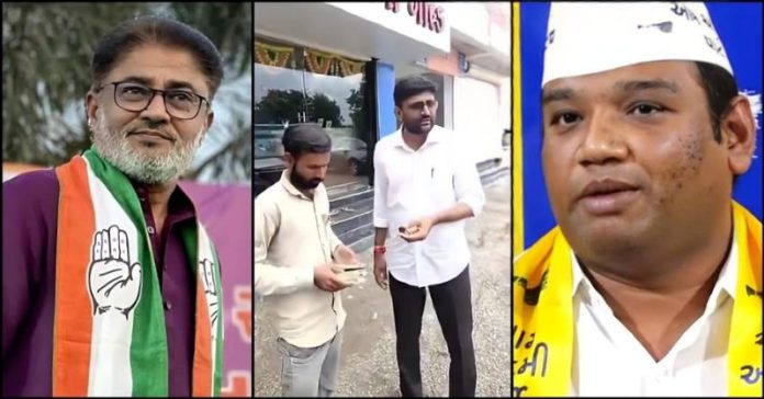 વિસાવદર AAPમાં કોંગ્રેસ આરોપ