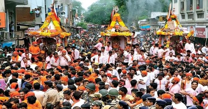 અમદાવાદમાં ભગવાન જગન્નાથની રથયાત્રા