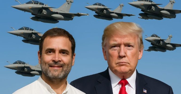 રાહુલ ગાંધીએ ટ્રમ્પના હવાઈ જહાજોના