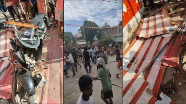 મોહરમનું જુલૂસ પથ્થરમારો