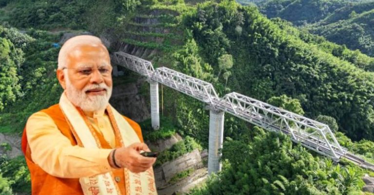મિઝોરમને રેલ મોદી