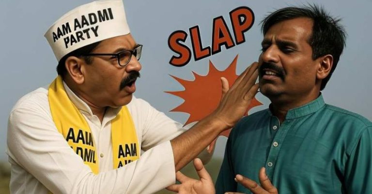 AAPના સવાલ થપ્પડ