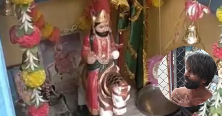 બાપુનગર મંદિરમાં તોડફોડ