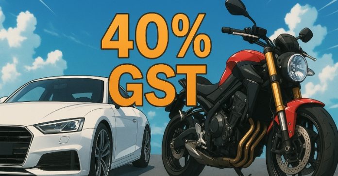 લક્ઝુરિયસ કાર 40% GST