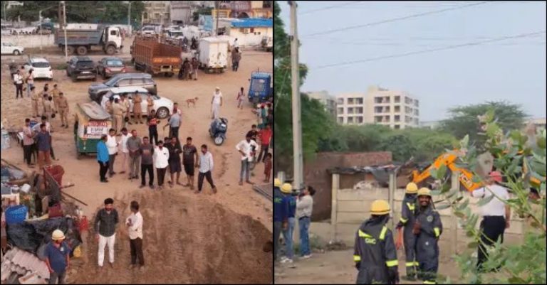 ગાંધીનગરમાં ડિમોલેશન કર્યવાહી