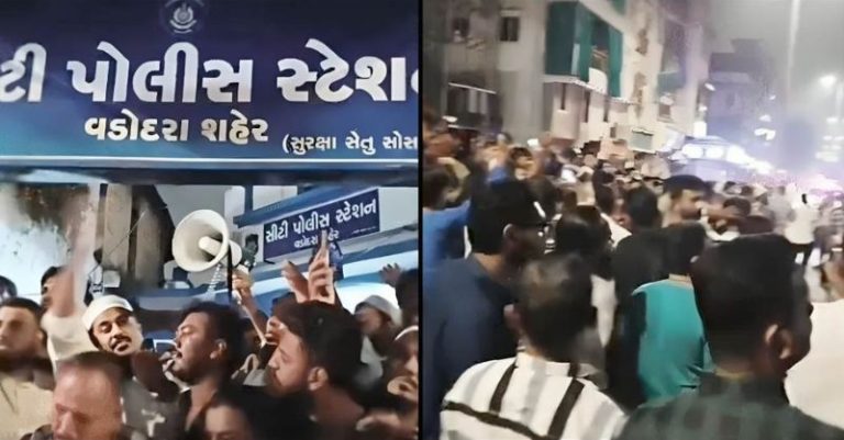 વડોદરામાં મુસ્લિમ ટોળાંએ