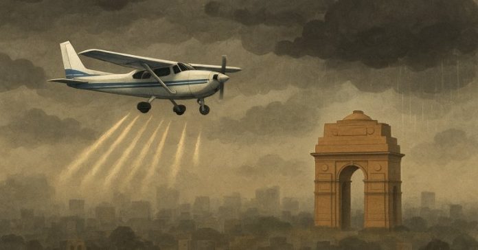 દિલ્હીમાં ક્લાઉડ સીડિંગ