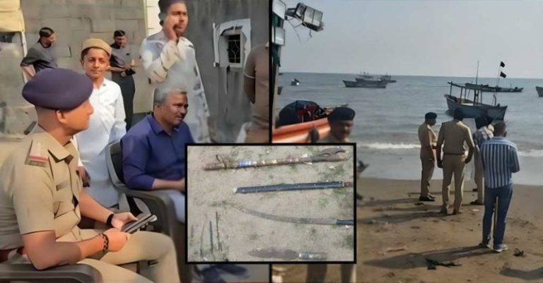 ગીર સોમનાથના કોડીનારની દરગાહમાં હથિયારો